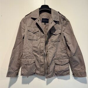 Banana Republic Women’s Utility Jacket - Taupe/Gray